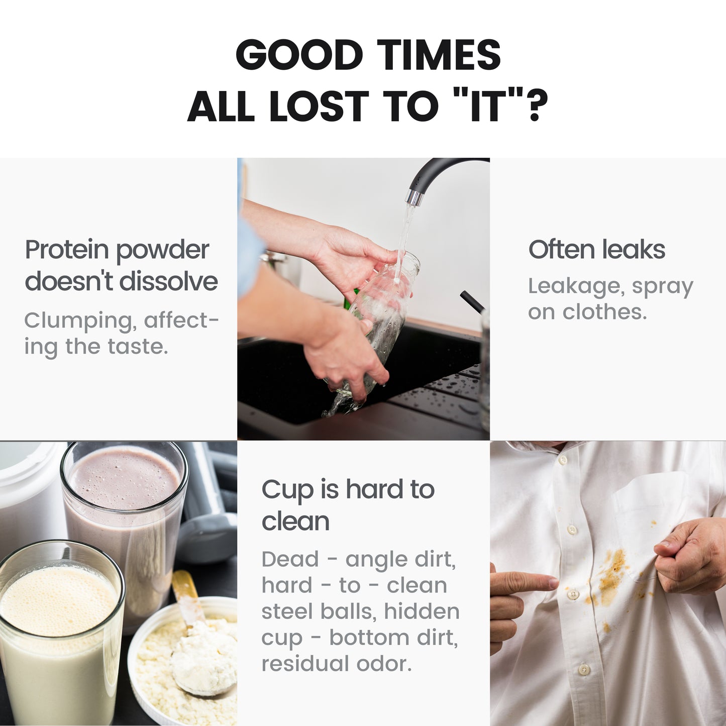 Hurricup Protein Shake Bottle