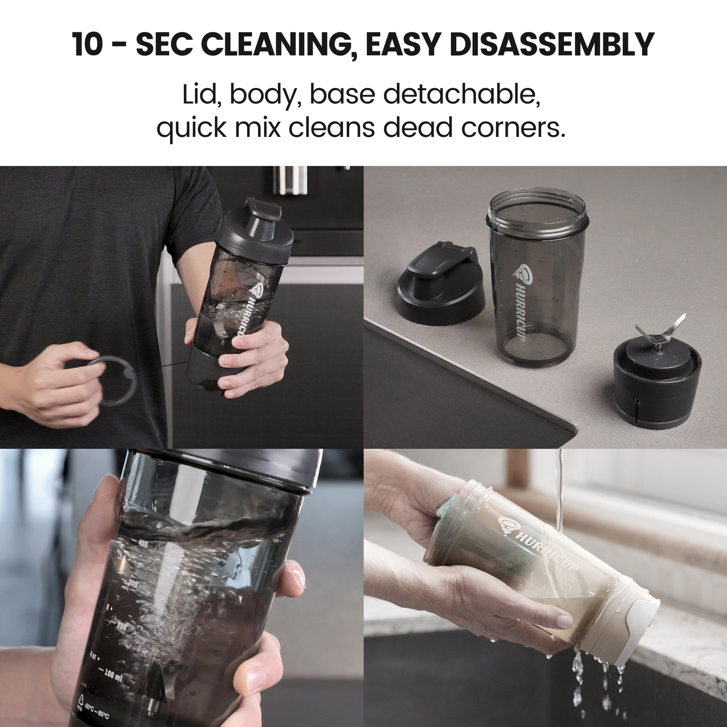 Hurricup Protein Shake Bottle