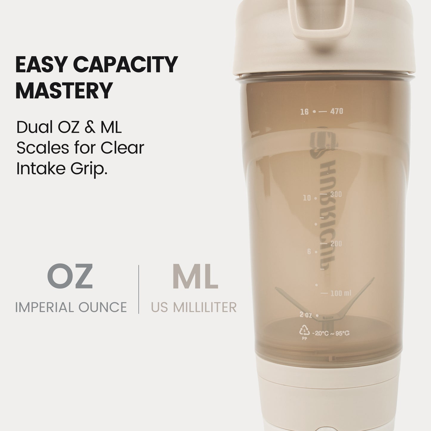 Hurricup Protein Shake Bottle