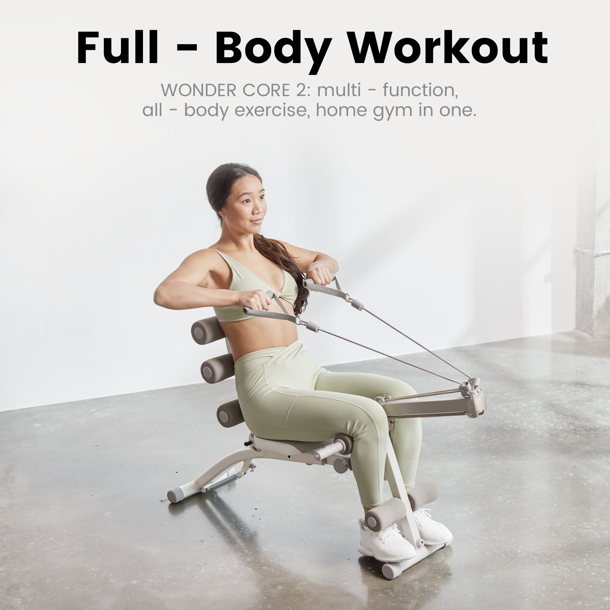 Wonder Core Total Gym Machine, Ab Workout Equipment