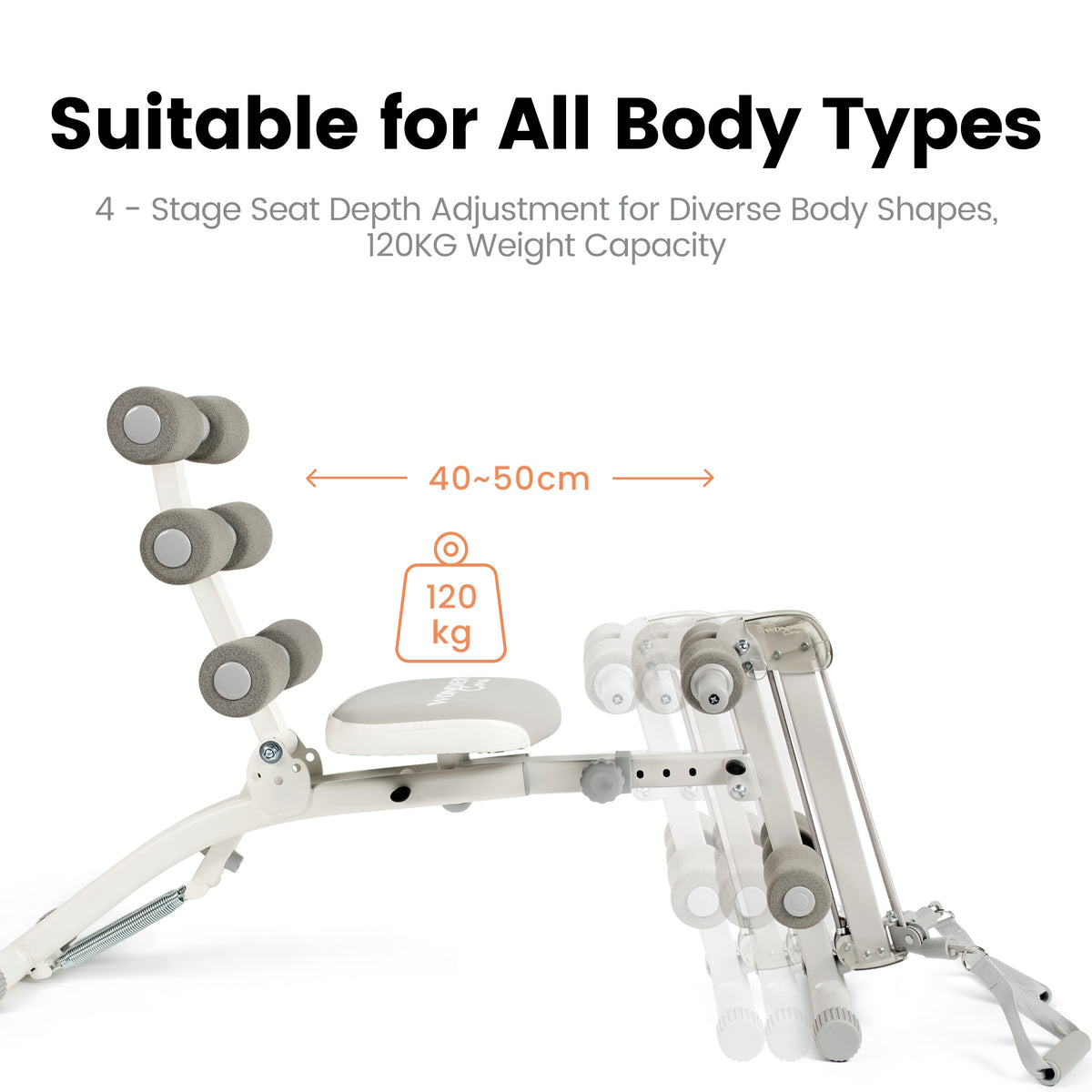 Wonder Core 2 Rowing Set Pro Wonder Core 2 Total Gym Machine, Ab Workout Equipment